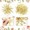 24 Pcs Bows for Gift Wrapping, 6 Inch Christmas Curly Burst Bow Self Adhesive Glitter Gift Bows for DIY Crafts Christmas Birthday Wedding Party Favors Decorations (Gold)
